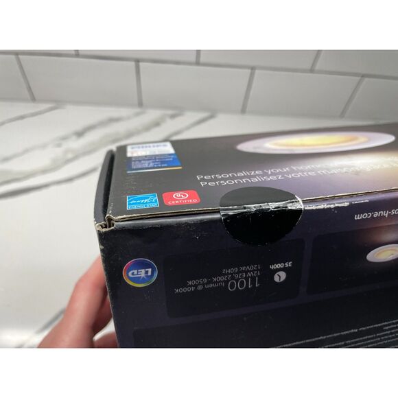 PHILIPS White ambiance 5/6" Retrofit Recessed Downlight Smart Lighting, sealed - Picture 8 of 9